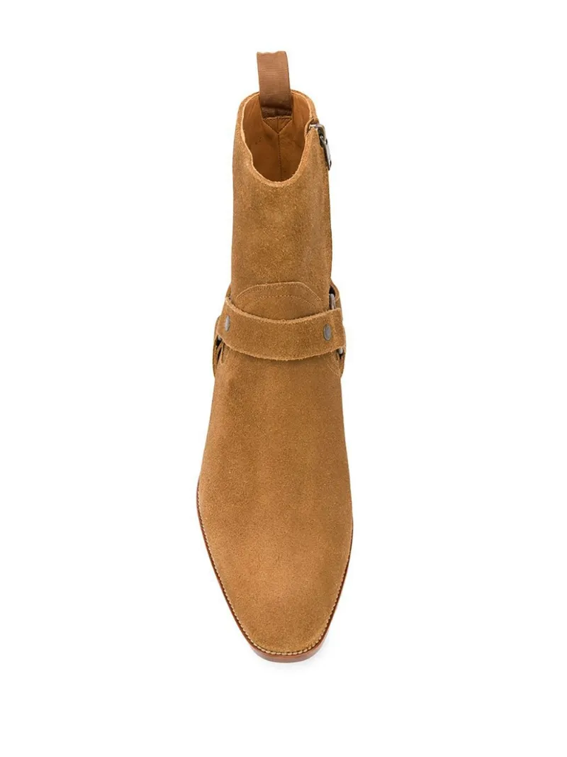 wyatt suede harness boots