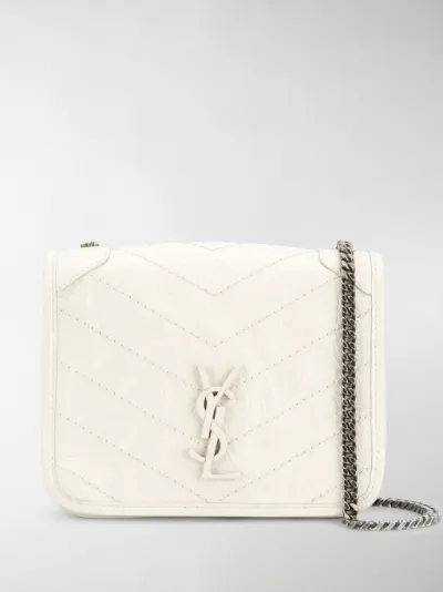 ysl white crossbody bag