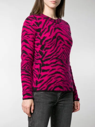saint laurent pink jumper
