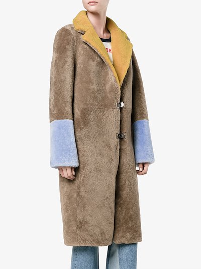 Saks Potts long shearling coat | Browns