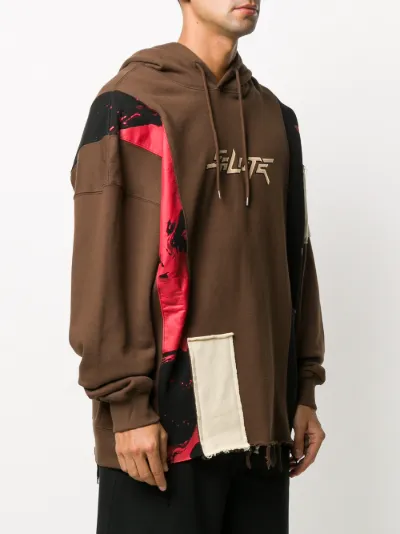 brown oversized hoodie