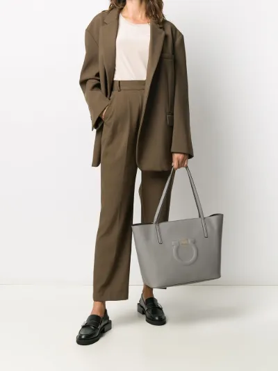 ferragamo gancio city tote