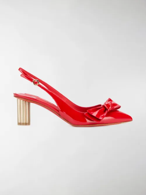 Salvatore Ferragamo - Décolleté con tacco a fiore