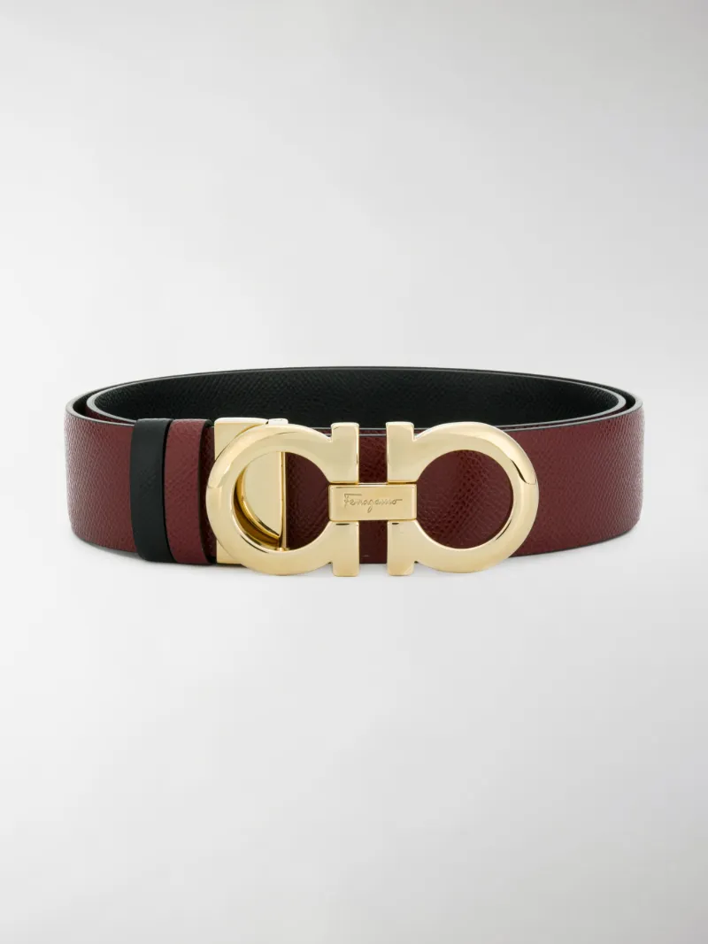 salvatore ferragamo double gancio buckle belt