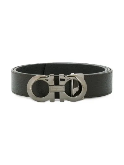 salvatore ferragamo double gancio buckle belt