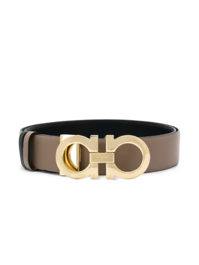 salvatore ferragamo double gancio buckle belt