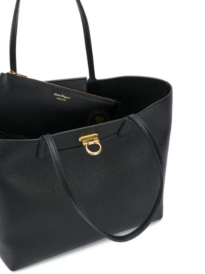 salvatore ferragamo gancini tote bag