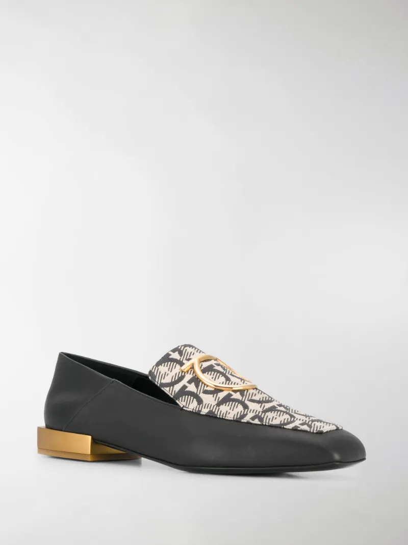 ferragamo mirror heel loafer