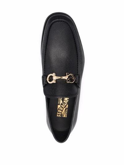 salvatore ferragamo gancini leather loafer