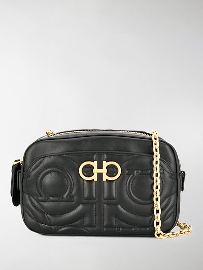 Gancini Quilted Crossbody Bag