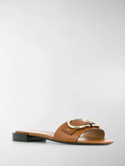 gancini slide sandal
