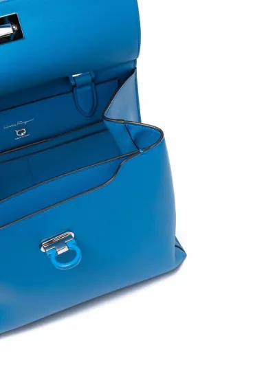 salvatore ferragamo leather tote