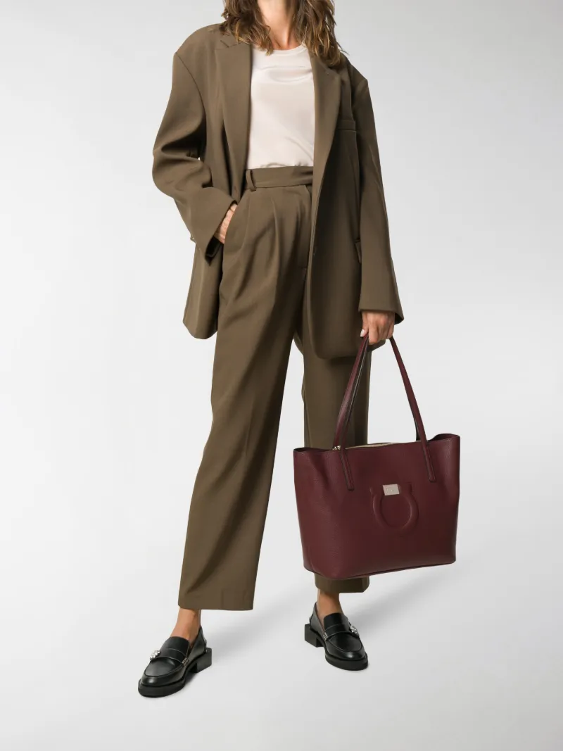 salvatore ferragamo gancini tote bag