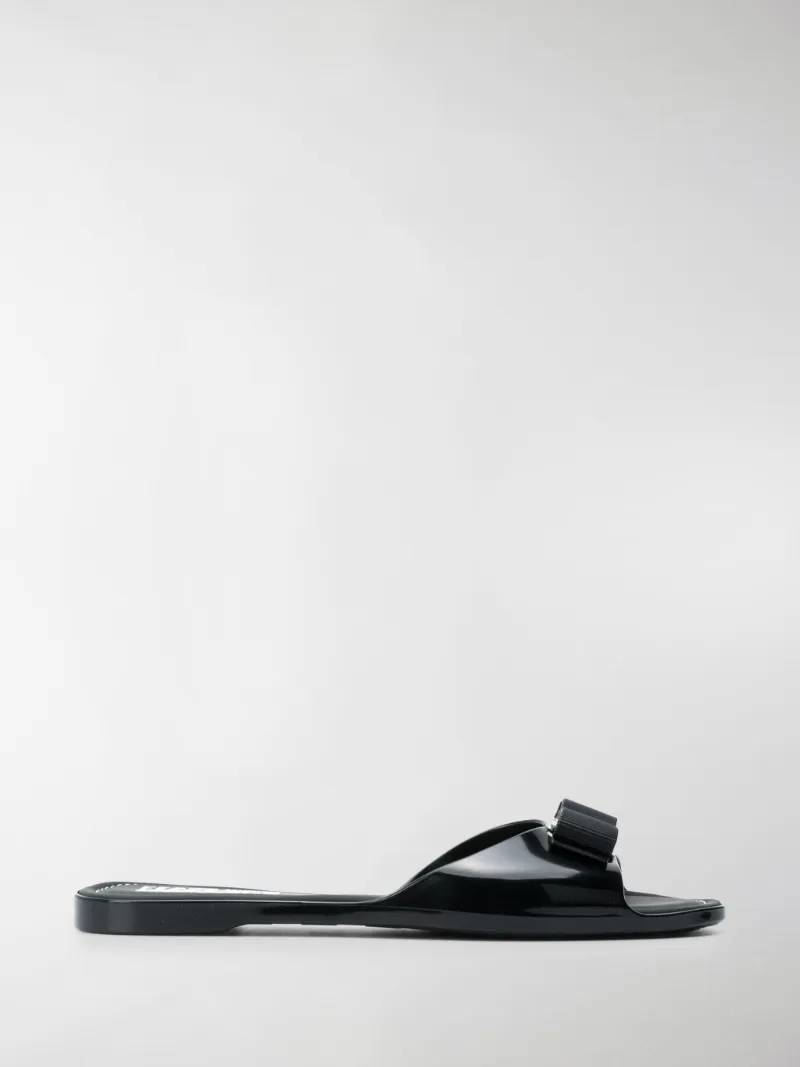 vara bow jelly slide sandal