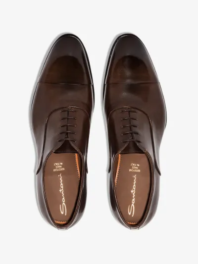 santoni lace up shoes