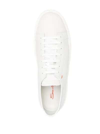 Innova trendy donkerblauwe herensneaker van Santoni