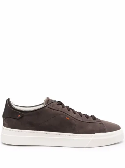 Santoni suede low top sneakers Eraldo HR