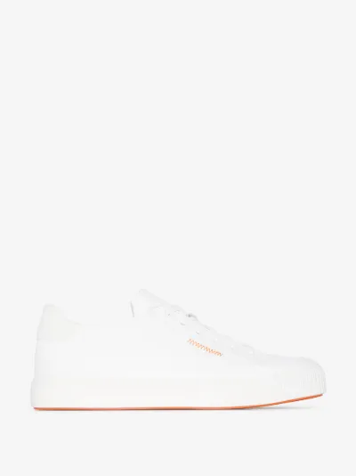 santoni white sneakers