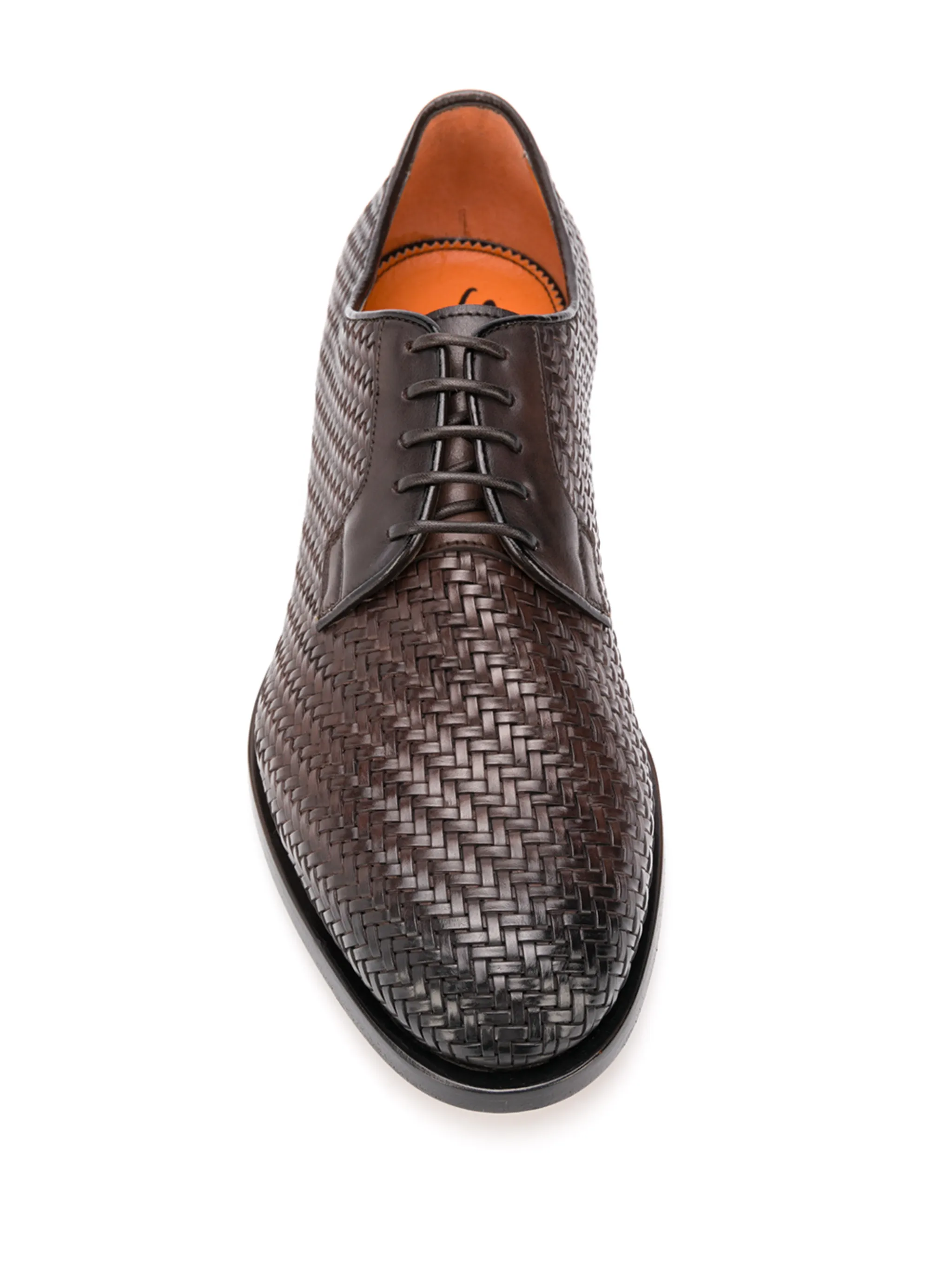 Santoni woven effect lace up shoes Eraldo HR