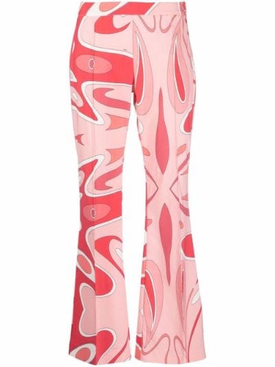 patterned flared trousers  Sara Battaglia  Eraldocom