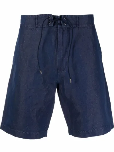 Sale Sease lace-up waist shorts blue 
