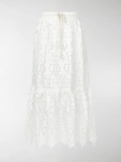 See By Chloé - Gonna con pannello in pizzo