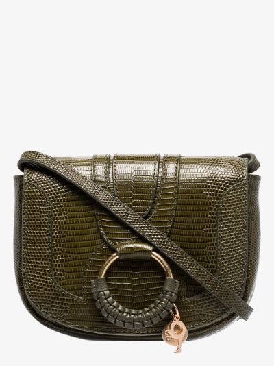 mock croc cross body bag