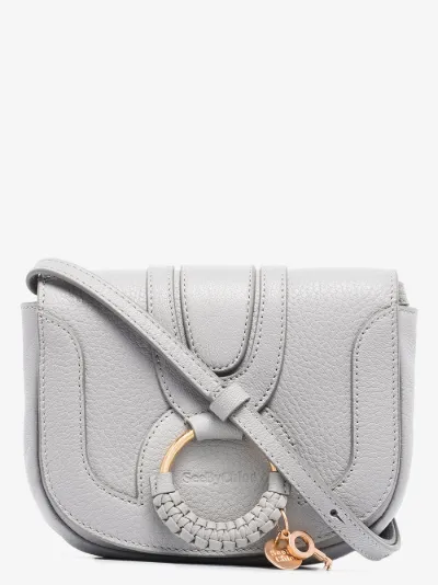 gray shoulder bag