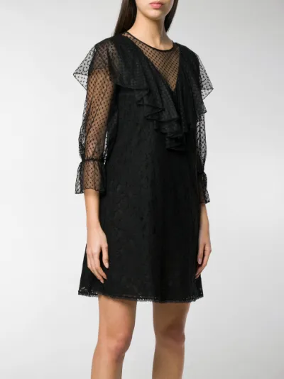 see by chloe black lace dress
