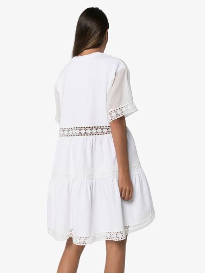 see by chloe white lace dress