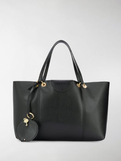 chloe tote bag black