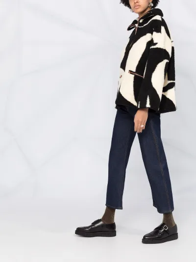 letter print fleece jacket | See by Chloé | Eraldo.com US