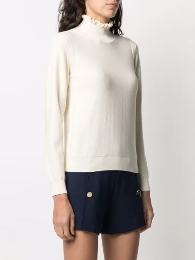 See by Chloé ruffle-collar cotton jumper | Eraldo.com NF