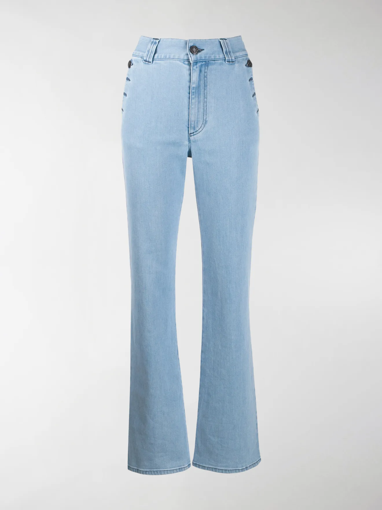 side button jeans