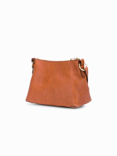 Small joan suede outlet & leather crossbody bag