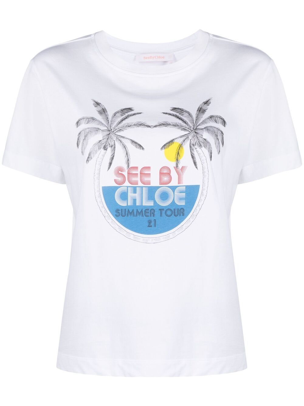 Summer Tour cotton T-shirt | See by Chloé | Eraldo.com