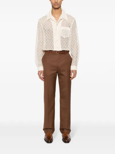 Séfr Jagou Chantilly-lace shirt | Eraldo.com PM