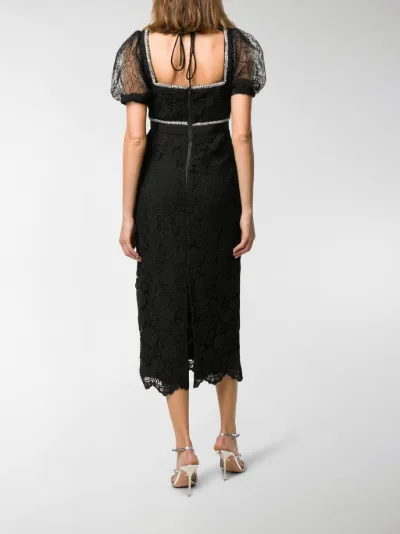 self portrait midi dress