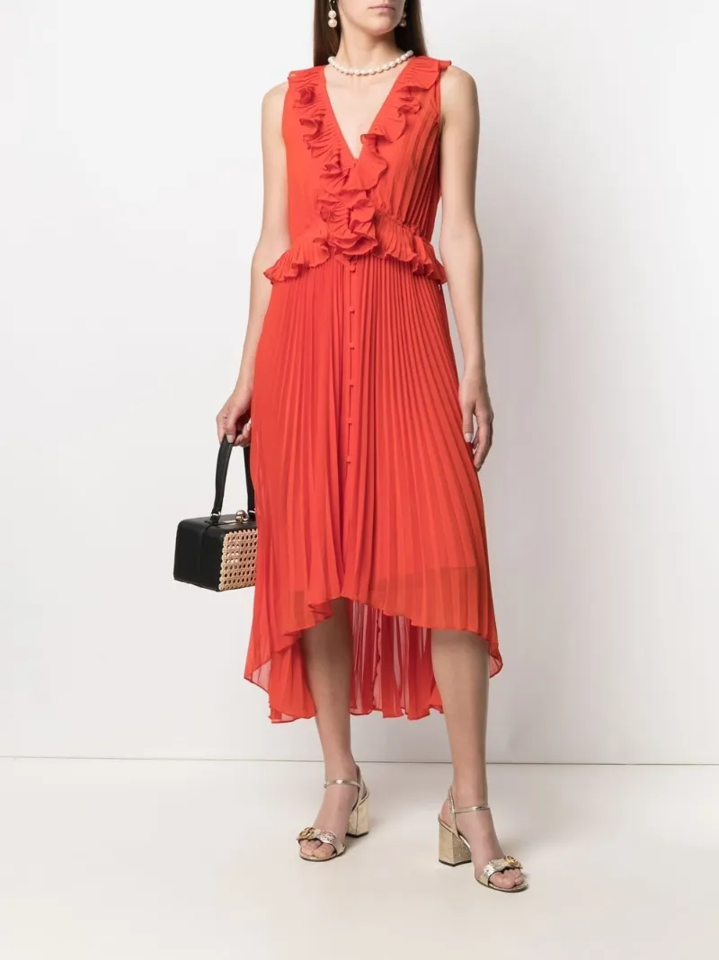 self portrait ruffle dress