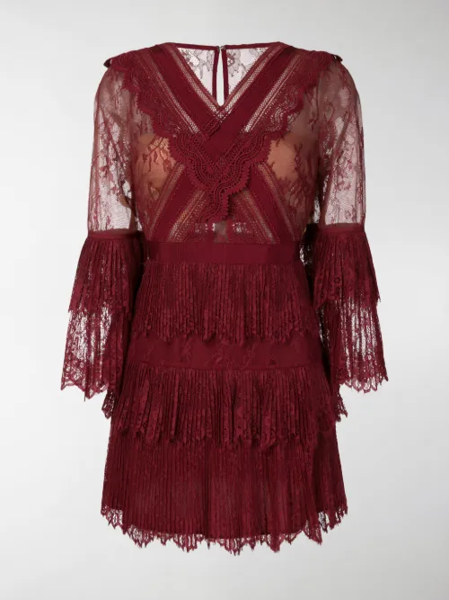 Self-Portrait - Vestito con balze