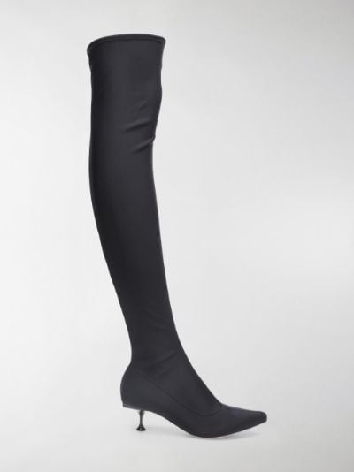 sergio rossi thigh high boots