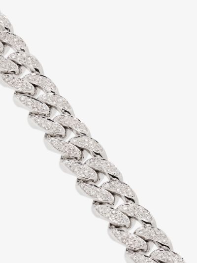 white gold link bracelet