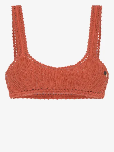 crochet bikini top