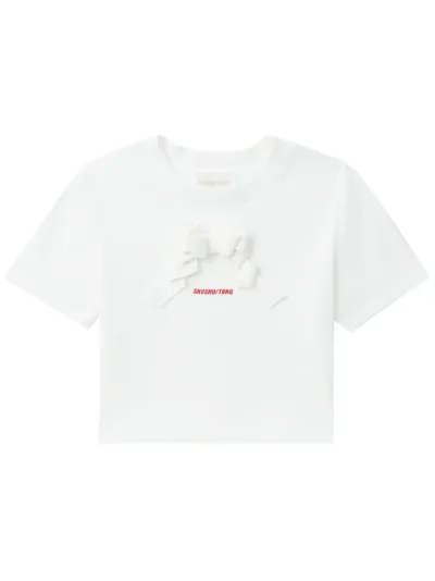 SHUSHU/TONG bow-detail cotton T-shirt | Eraldo.com DE