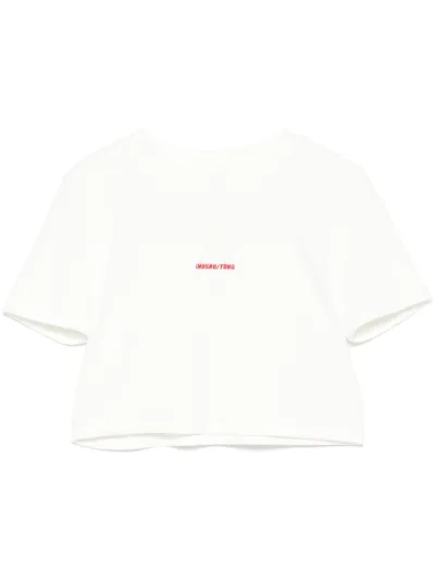 SHUSHU/TONG floral-appliqué T-shirt | Eraldo.com KR