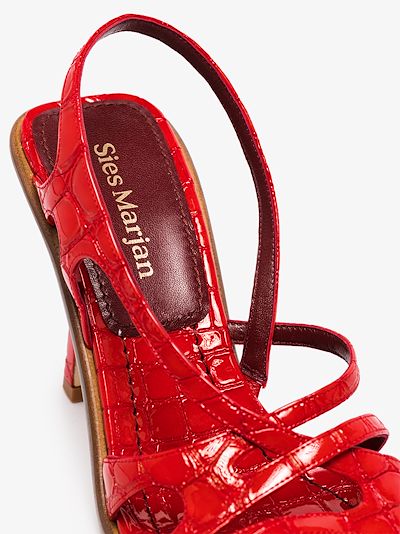 red croc sandals