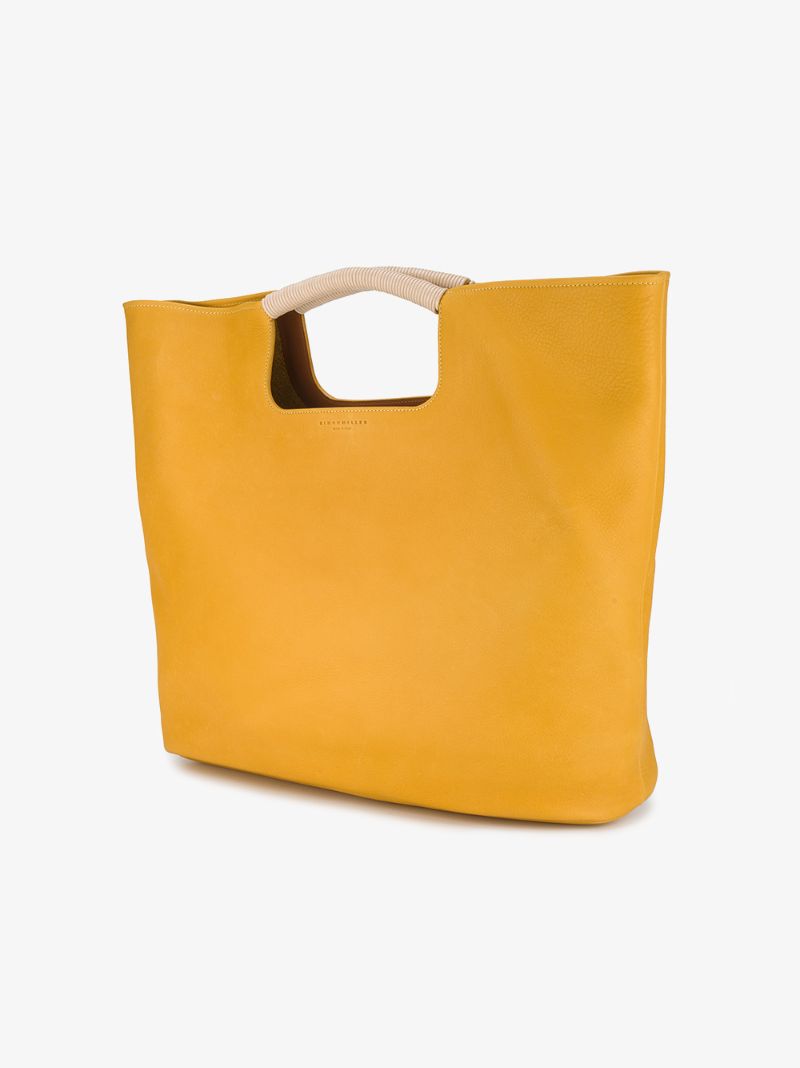 large yellow tote bag