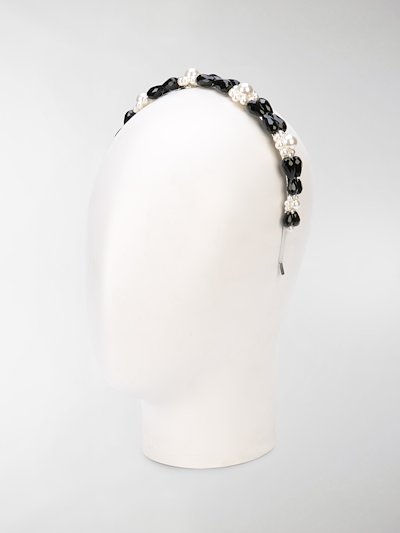 Simone Rocha Beaded Headband Black Modes