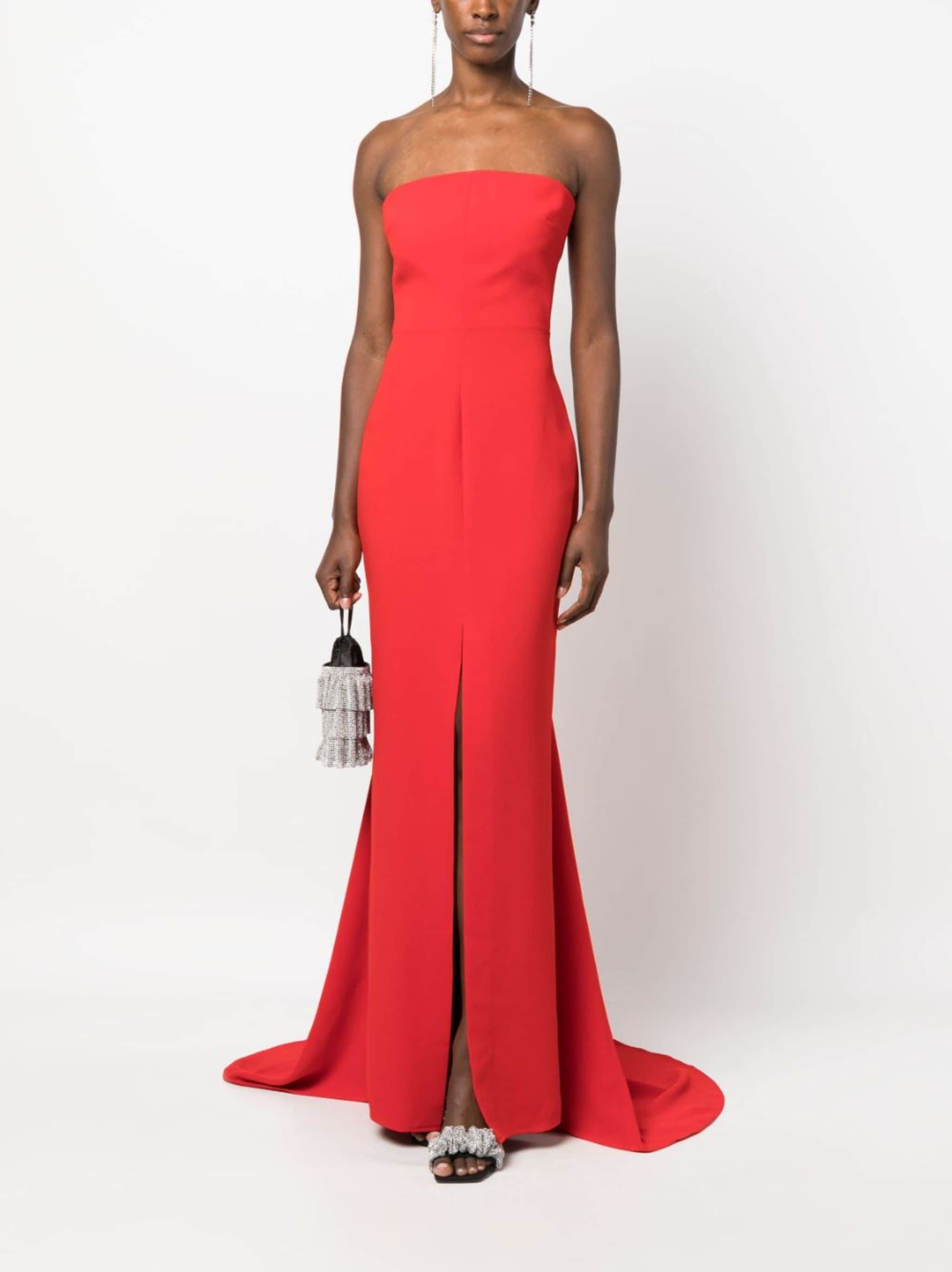 The Willa strapless maxi dress | Solace London | Eraldo.com