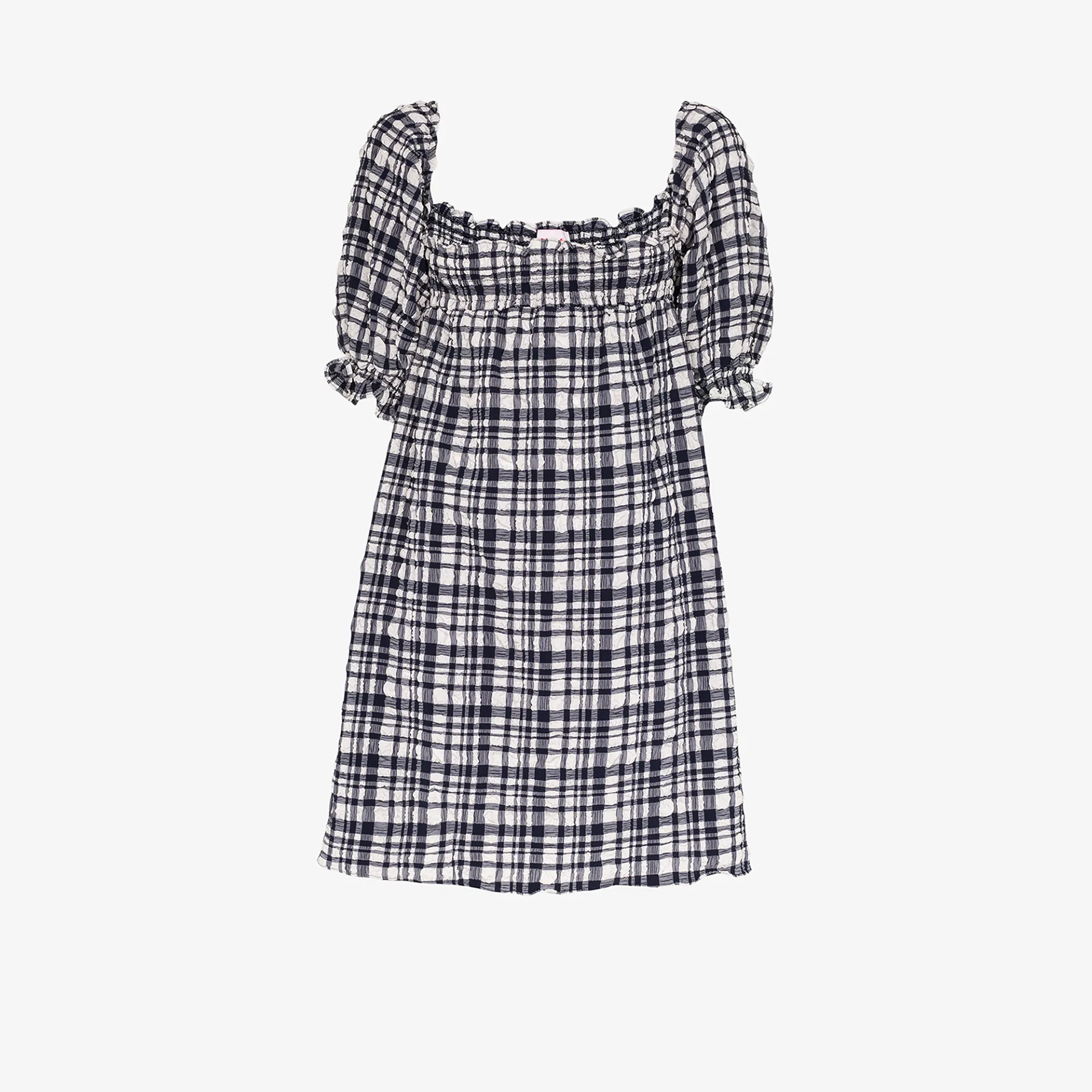 gingham babydoll dress